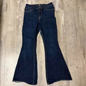 Navy and blue flare jean from Hollister